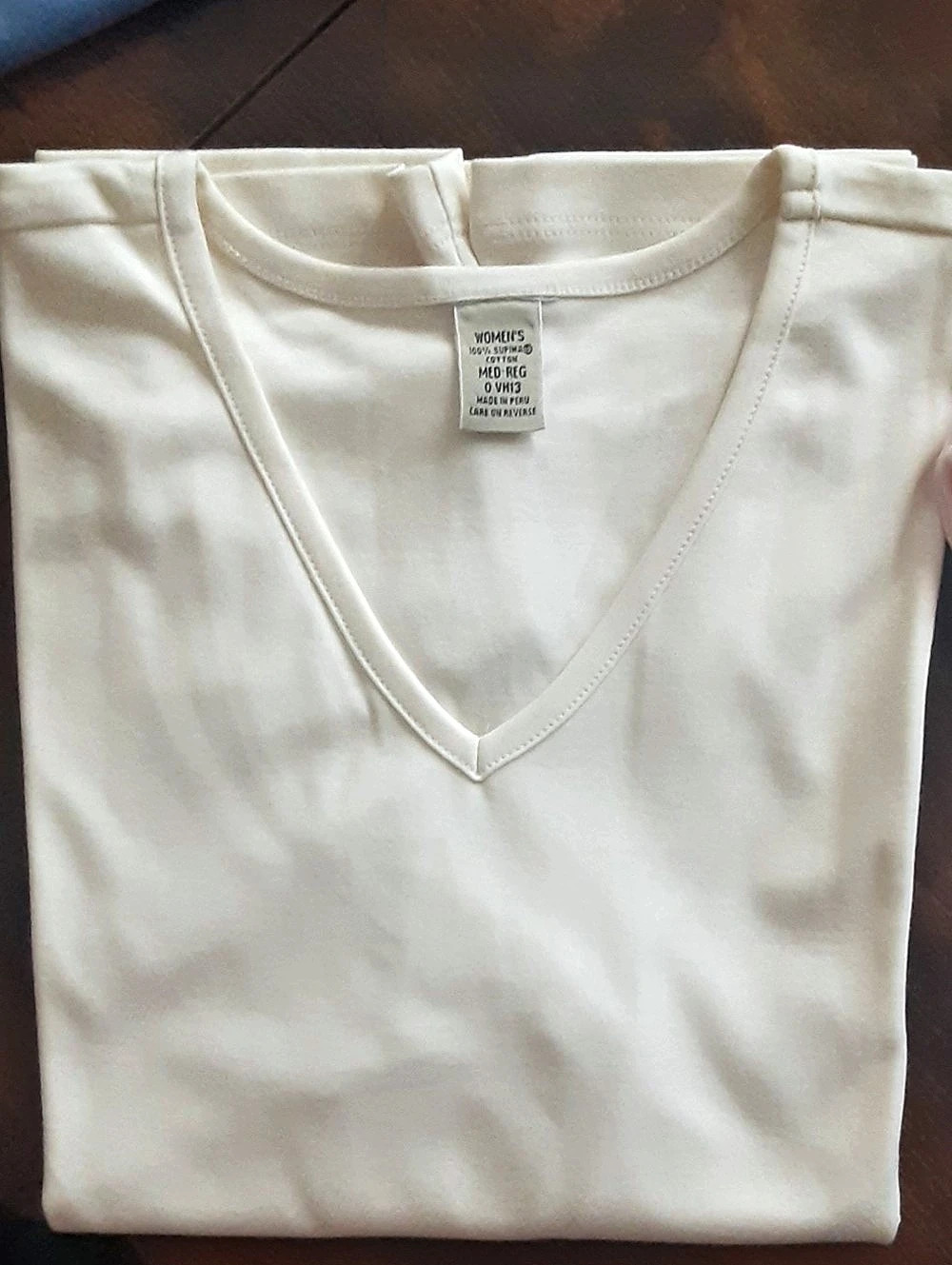 Pick 1: Women's Supima Cotton Tee, Long-Sleeve V-neck - Picture 12 of 16